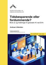 Rapportforside med KI-generert illustrasjonsbilde