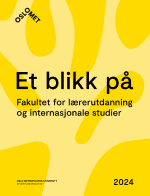Forsida til årsrapporten Et blikk på LUI