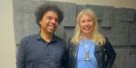 Ruhi Tyson og Hedvig Skonhoft Johannessen i podkaststudio.