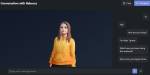 Screenshot of the avatar in the AI platform used for training child interviews.