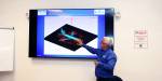 Levent Sevgi shows a picture of an airplane.