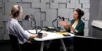 Forskningssamtale i podkaststudio