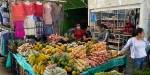 marked med mat og klær i Colombia