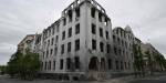 Bombed out building at the Kharkiv Karazin University