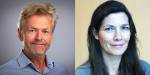 Portrettbilder av Jørn Holm-Hansen og Helene Sjursen