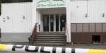 Innganspartiet til moskeen Al-Noor Islamic Centre i Bærum.