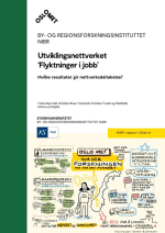 rapportforsiden til Flyktninger i jobb-rapporten
