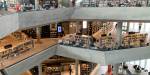Oversiktsbilete frå Oslo sitt hovudbibliotek, Deichman Bjørvika.