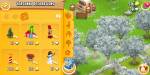 Skjermbilde fra spillet HayDay med juledekorasjoner